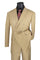 Cheap priced Suit - Mens Double Breasted Gangster Bold Pinstripe Camel Suit