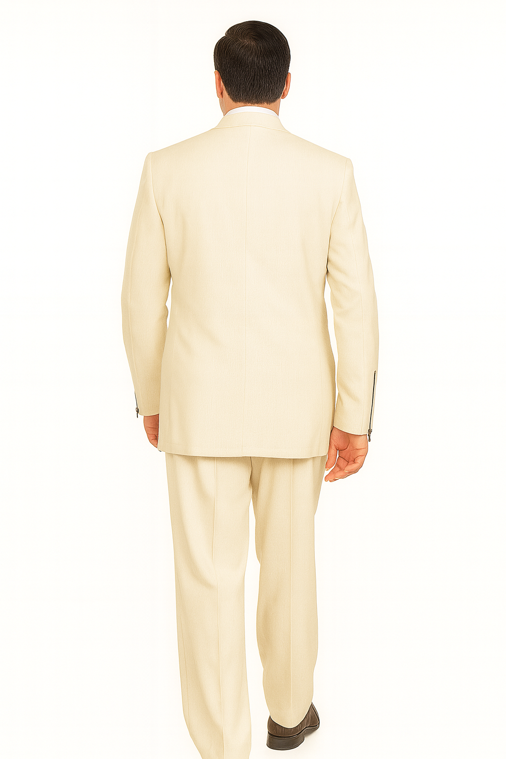 Canto Men's 2-Piece Velvet Corduroy Suit Fashionable Men's Clothing - 38 Short Jacket+32 Waist Adjustable 28to34)(Height: 5 4 to5 7 )(Neck  15-16.5)S-M)