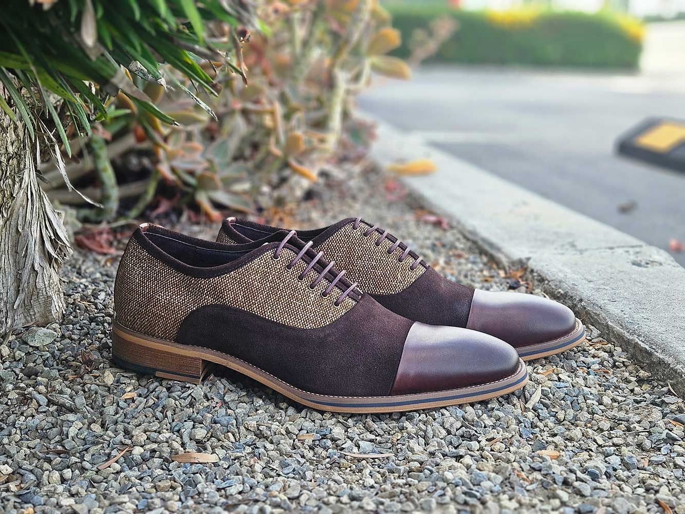 Cap Toe Linen Oxford - 7.5