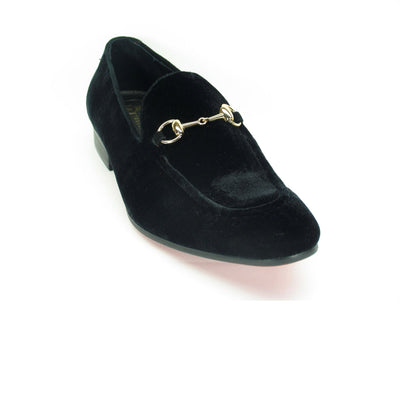 Carrucci Velvet Buckle Loafer