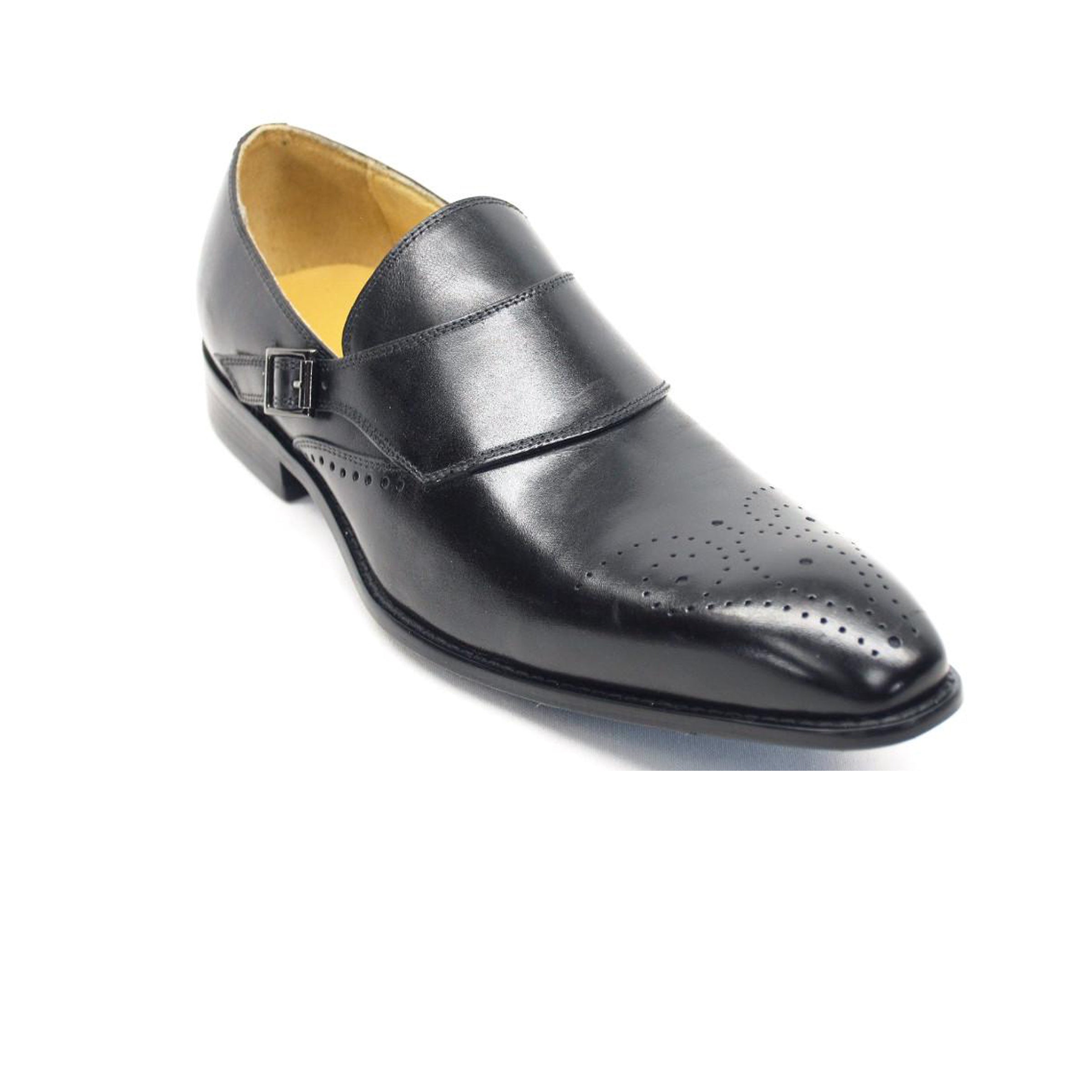 Mens Sole Buckle Loafer in Cognac - 8.5
