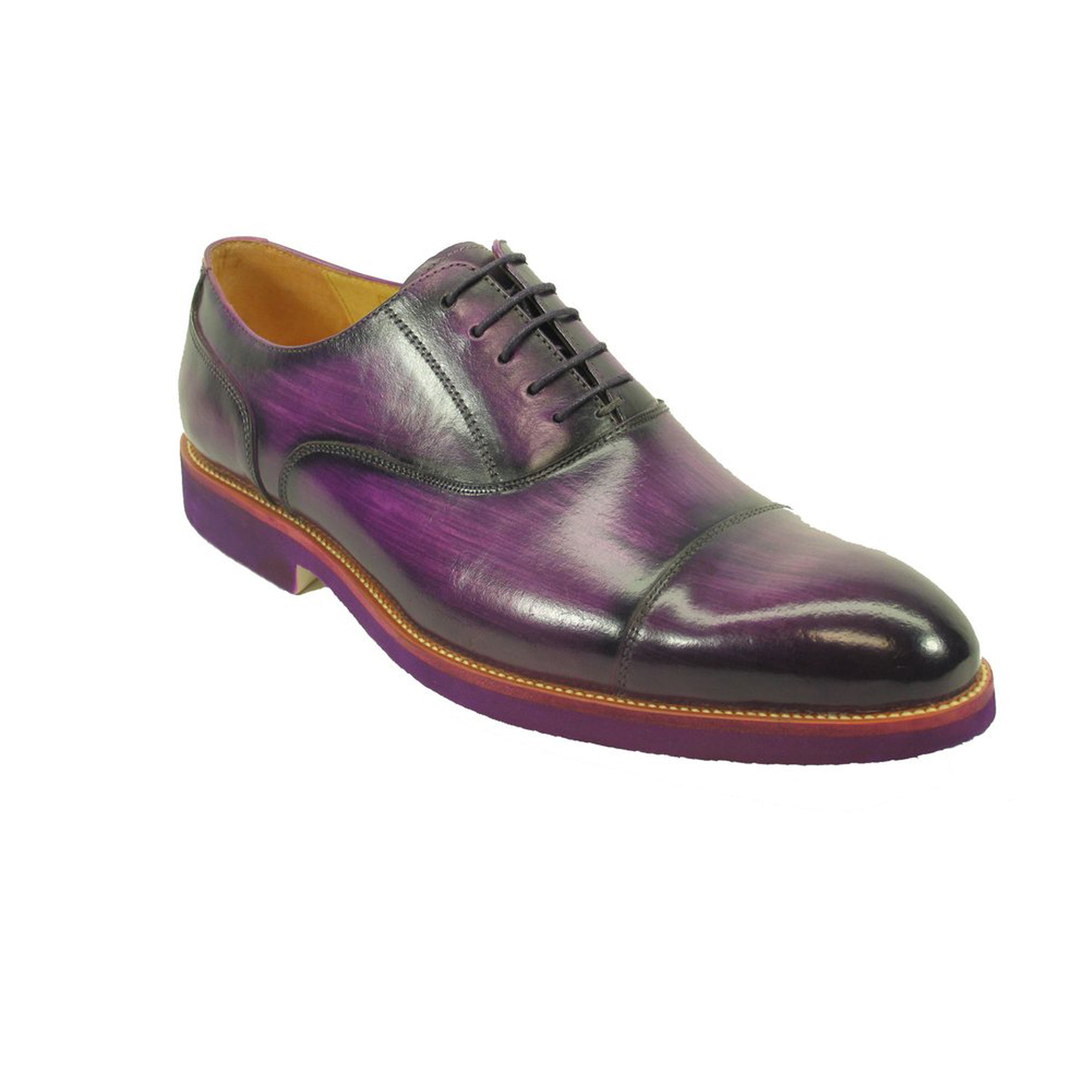 Carrucci Burnished Cap Toe Oxford - 8.5