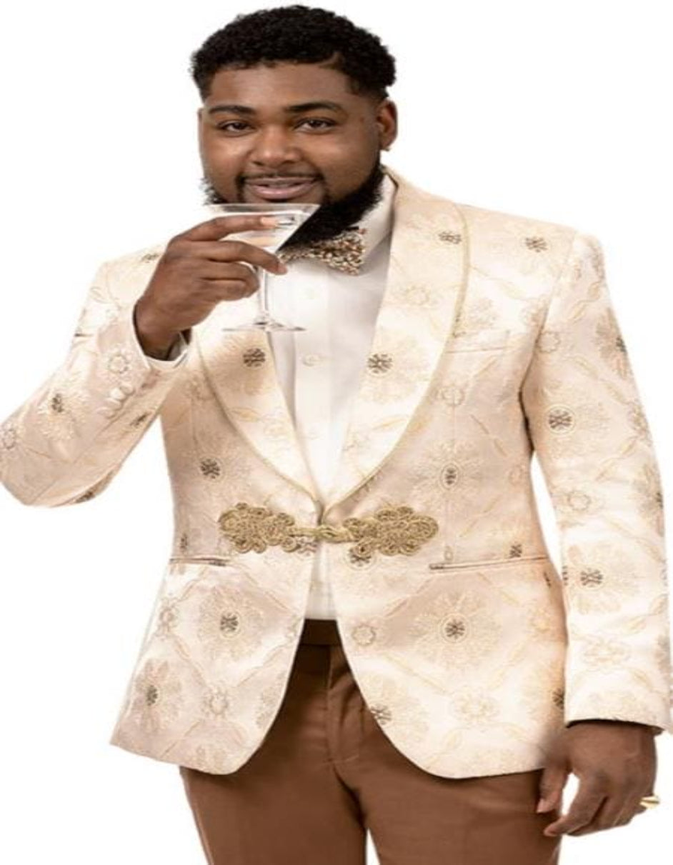 40 Champagne Color Suit