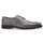 Men's Belvedere Chapo Hornback Caiman Crocodile Dress Shoe in Grey