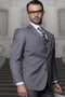 Big and Tall Suit - Charcoal Big and Tall Regular Fit 3 PC Suits