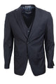 Cheap priced Suit - Men's Two Button Vested Stacy Adams Basic Charcoal Suit