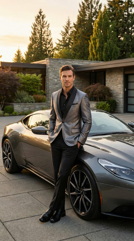 Mens Shiny Charcoal Grey Blazer Sharkskin Dinner Jacket Shawl Collar - 38 Short Jacket+32 Waist Adjustable 28to34)(Height: 5 4 to5 7 )(Neck  15-16.5)S-M)