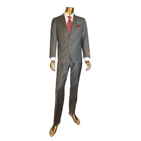 Enzo Charcoal Gray Suit