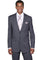 Cheap Priced Suit- Mens 2 Button Tonal Pinstripe Modern Fit  Charcoal Grey Suit