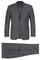 Cheap Priced Suit  - Mens Basic Two Button Slim Fit Charcoal Grey Suit With Optional Vest