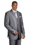 Cheap Priced Suit - Mens 3 Button Peak Lapel Shiny Sharkskin Micro Pinstripe Charcoal Grey Suit