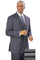 Cheap Priced Suit  - 3 Button Mens 100% Wool Classic Fit Charcoal Grey Suit