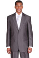 Cheap Suit - Mens 2 Button Diagonal Shiny Sharkskin Charcoal Grey Suit