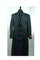 4 Button Wool Blend Dark Charcoal Grey Bravo Top Overcoat