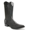 Los Altos Men's Black Stingray with Full Rowstone Finish Snip Toe Boots-New Designer Collection