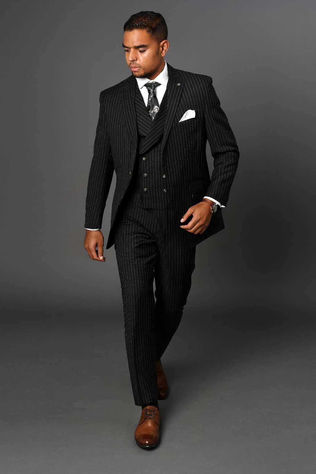 Statement Suits Black Grey