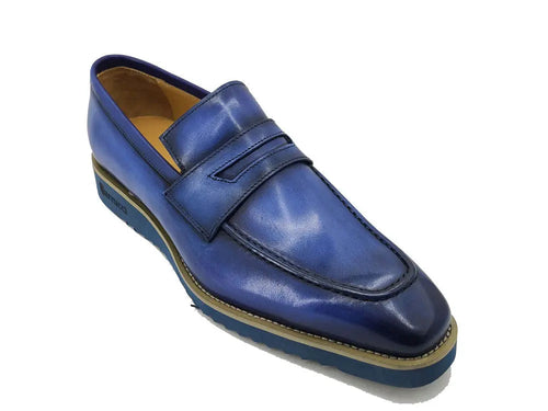 Carrucci Patina Burnished Penny Loafer