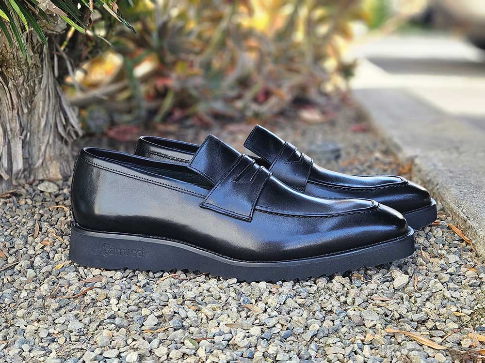 Carrucci Patina Burnished Penny Loafer - 8