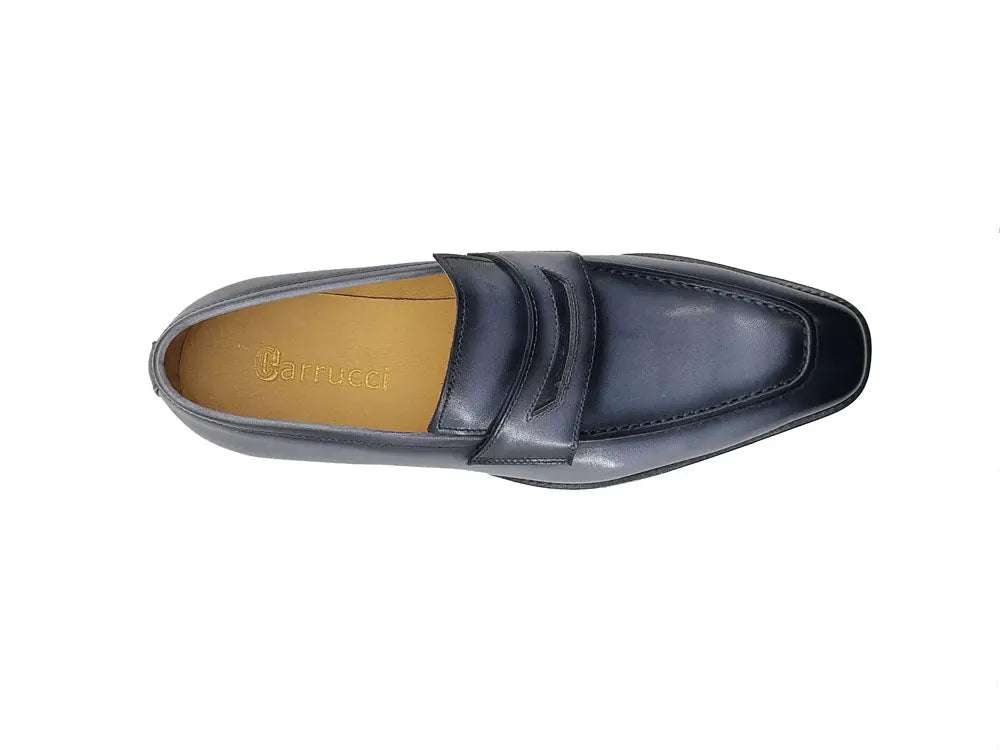 Carrucci Patina Burnished Penny Loafer - 8