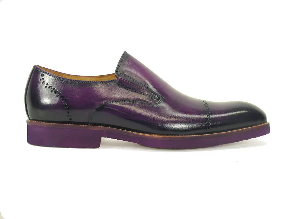 Chic Patina Finish Calfskin Slip-on - 7