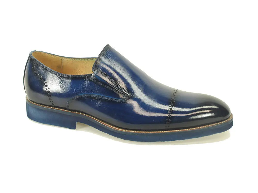 Chic Patina Finish Calfskin Slip-on - 7