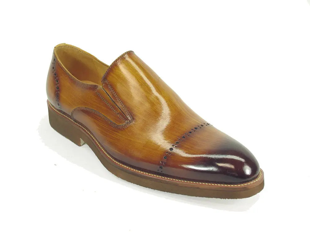 Chic Patina Finish Calfskin Slip-on - 7