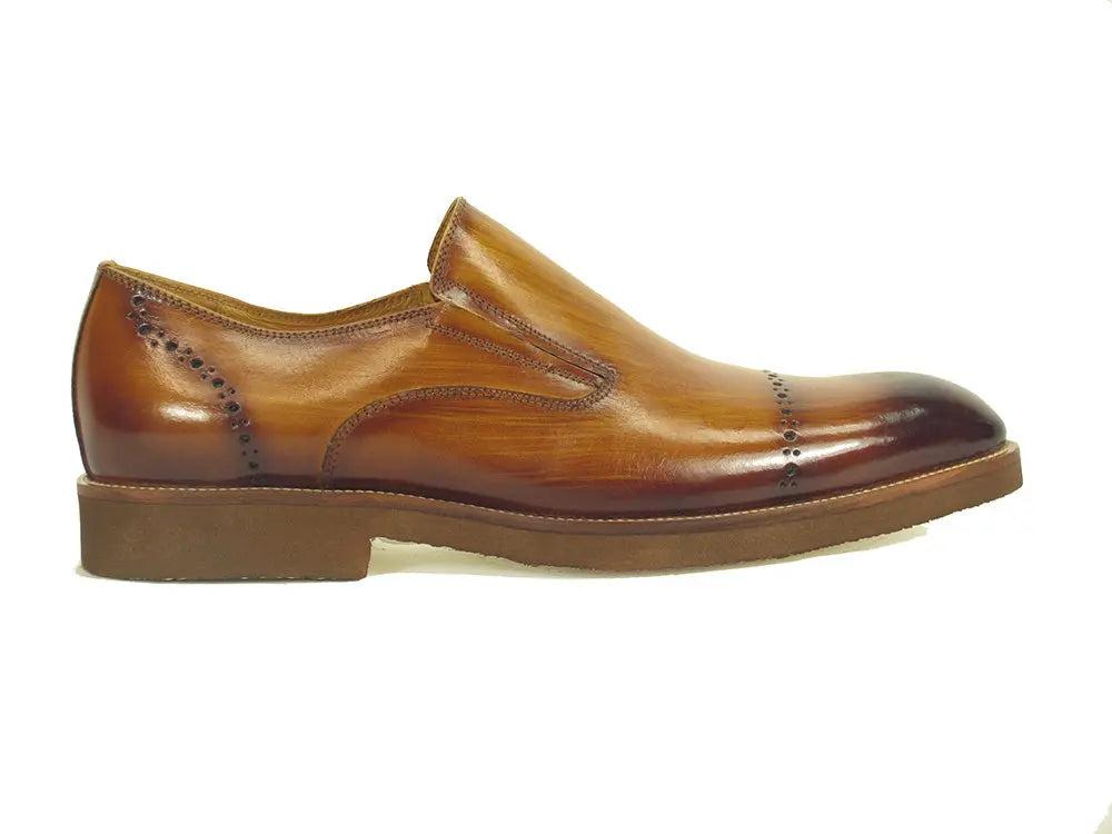 Chic Patina Finish Calfskin Slip-on - 7