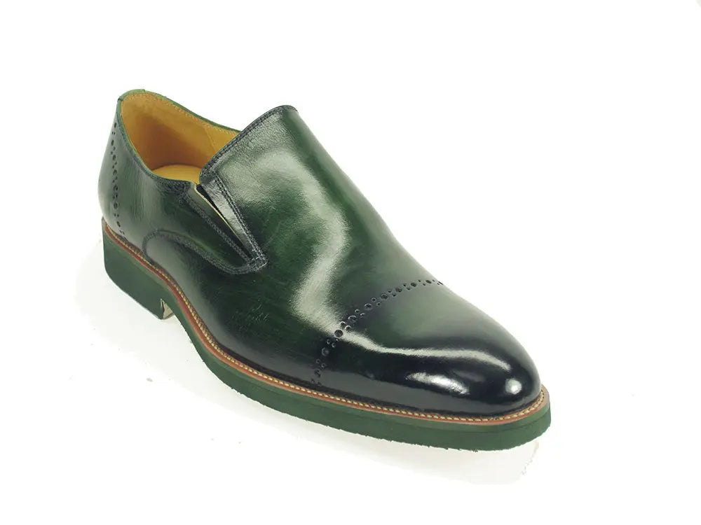 Carrucci Chic Patina Finish Calfskin Slip-on - 7