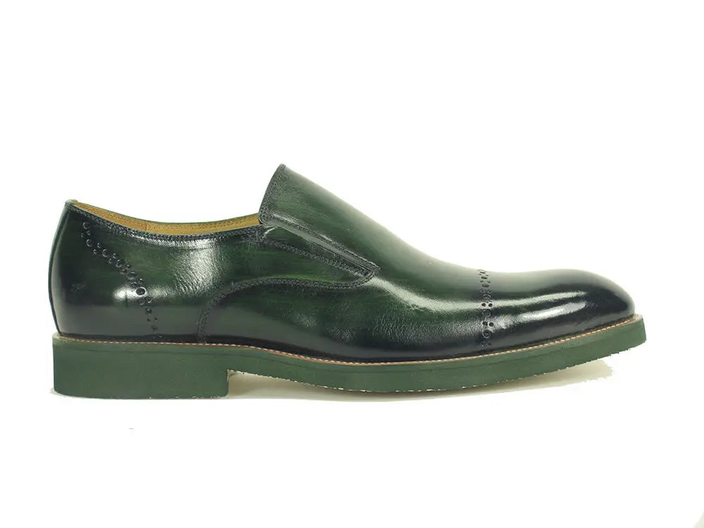 Chic Patina Finish Calfskin Slip-on - 7