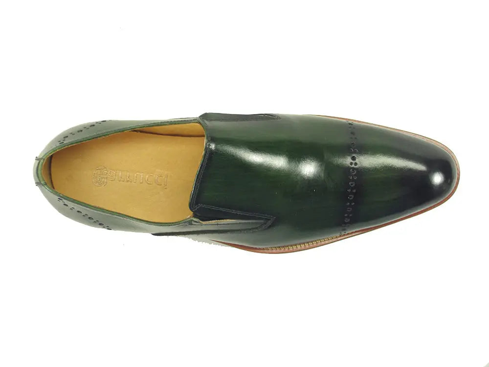 Chic Patina Finish Calfskin Slip-on - 7