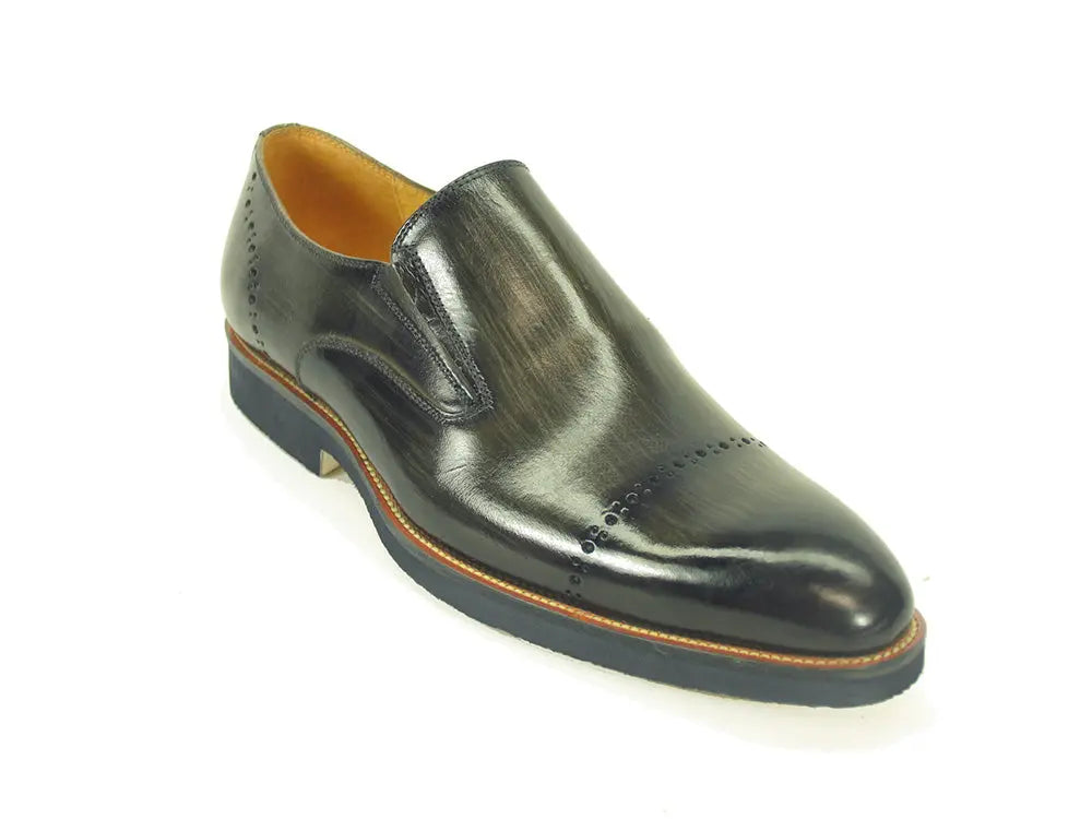 Chic Patina Finish Calfskin Slip-on - 7