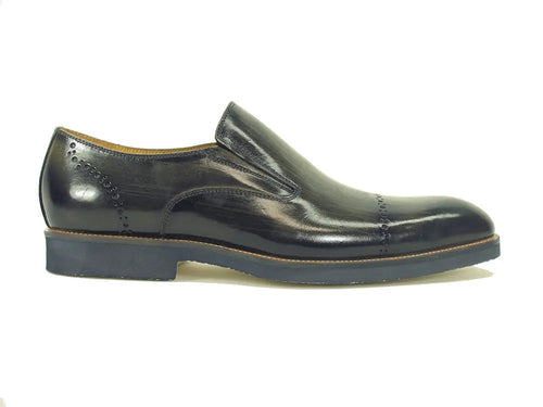 Carrucci Chic Patina Finish Calfskin Slip-on