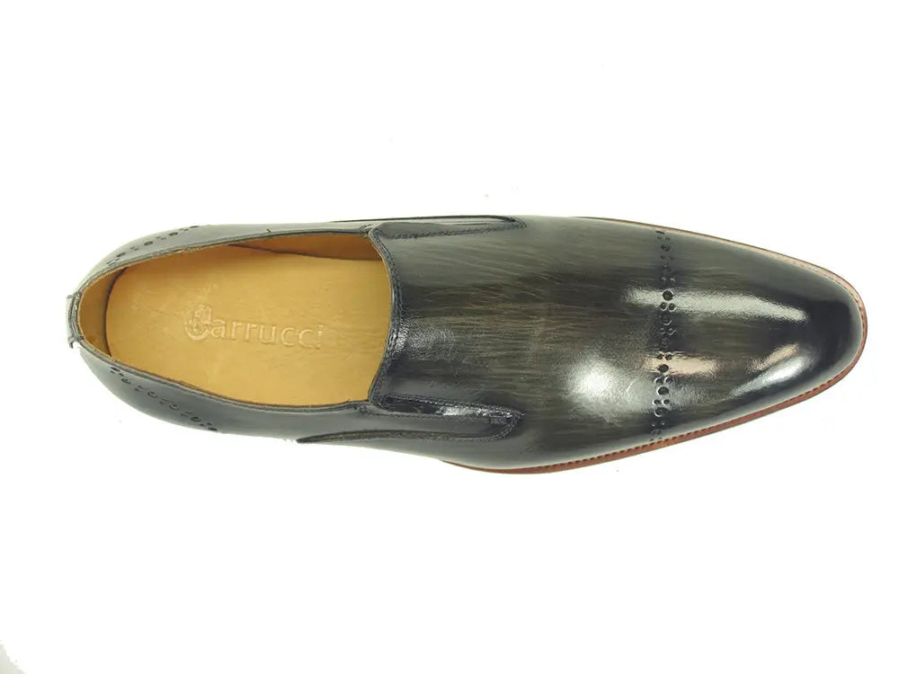 Chic Patina Finish Calfskin Slip-on - 7