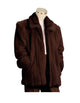 Faux Fur 3/4 Length Coat Coco Chocolate brown Overcoat
