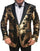 Christmas Blazer New Year Holiday Tuxedo Dinner Jacket Sequin Fabric Shiny Perfect For Party