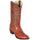 Los Altos Boots - Mens Dress Cowboy Boot - Low Priced Cognac Ostrich Leg Mens Cowboy Boots- in Cognac