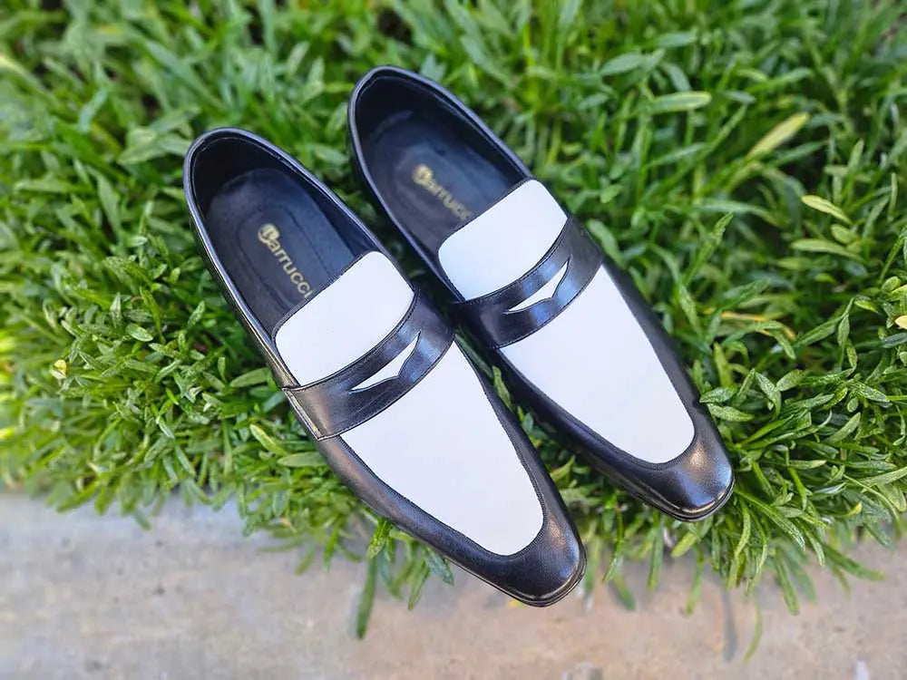 Contrast Two Tone Penny Loafer - 7