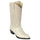 Los Altos Boots - Mens Dress Cowboy Boot - Low Priced Winter-White Ostrich Cowboy Boots- in  White