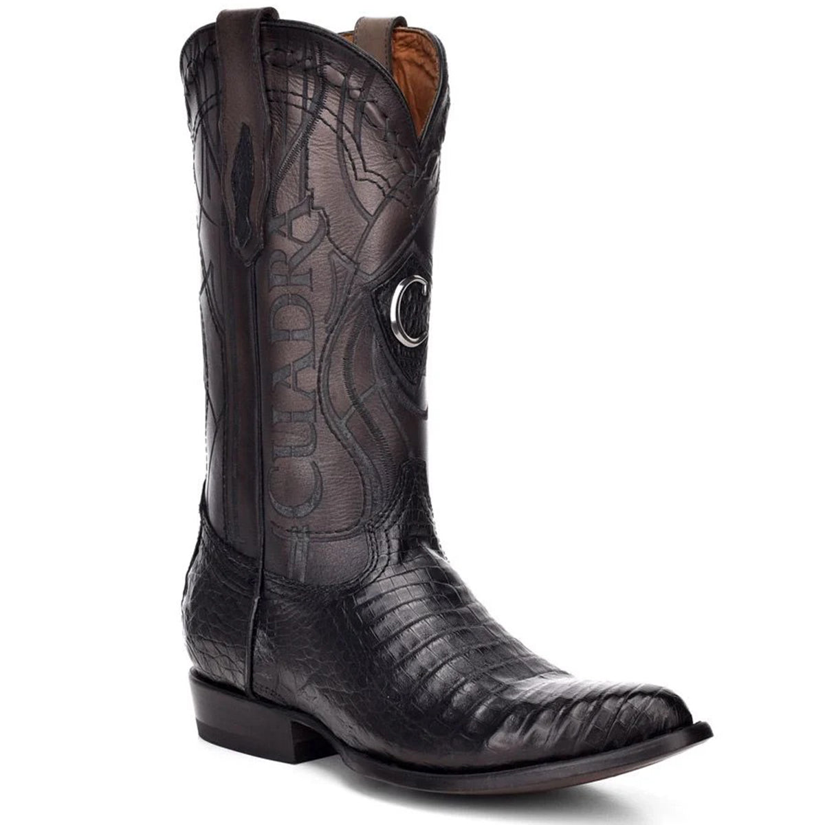 Black Caiman Boots - Black