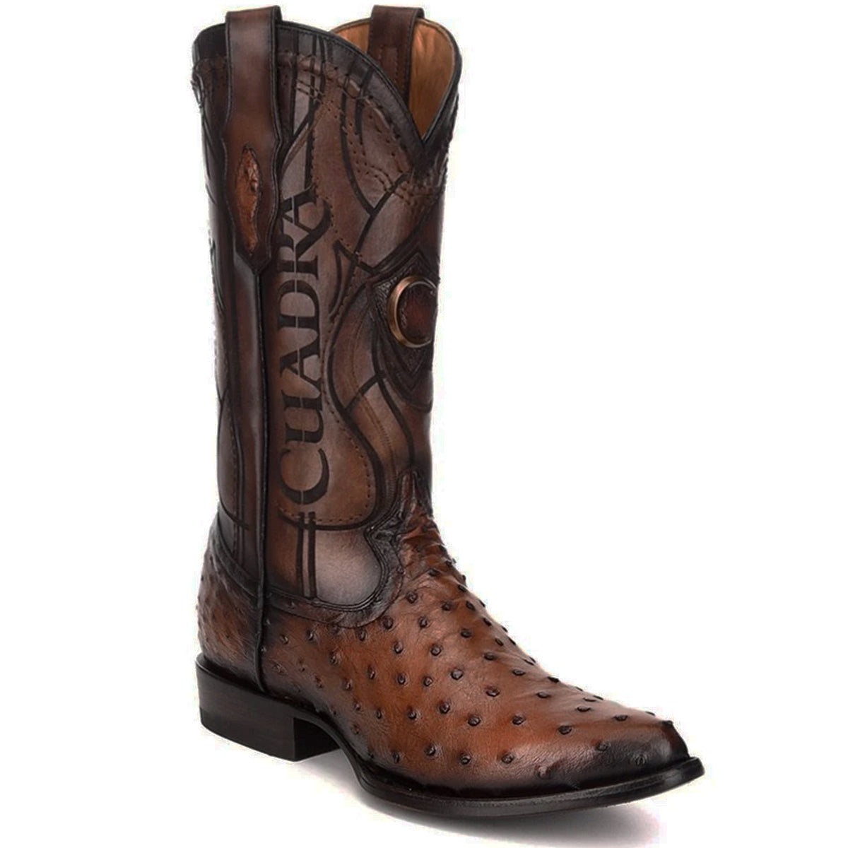 Ostrich Skin Boots - EE