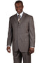 Classic Men's 3-Button Wool Pinstripe Suit