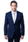 Cheap Priced Suit- Men's Basic 2 Button Slim Fit Wedding Navy/Blue Suit