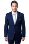 Cheap Priced Suit- Men's Basic 2 Button Slim Fit Wedding Navy/Blue Suit