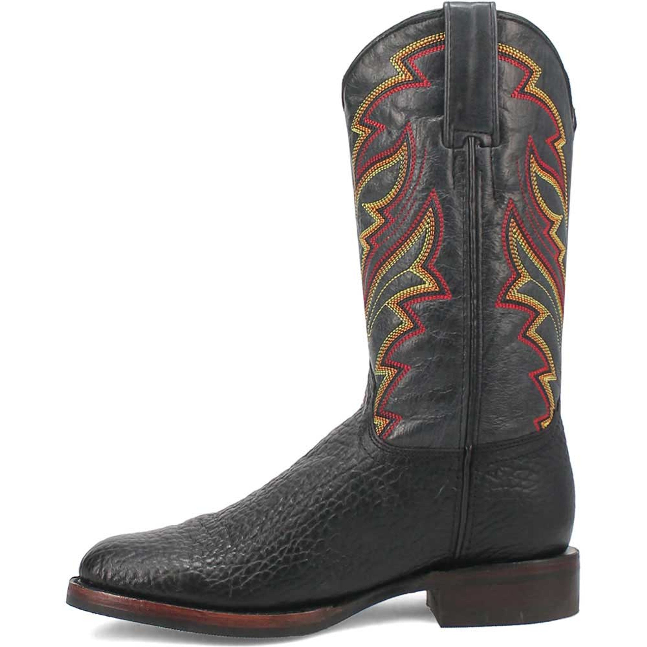 Dingo Round Toe Black Western Leather Boots - 6D