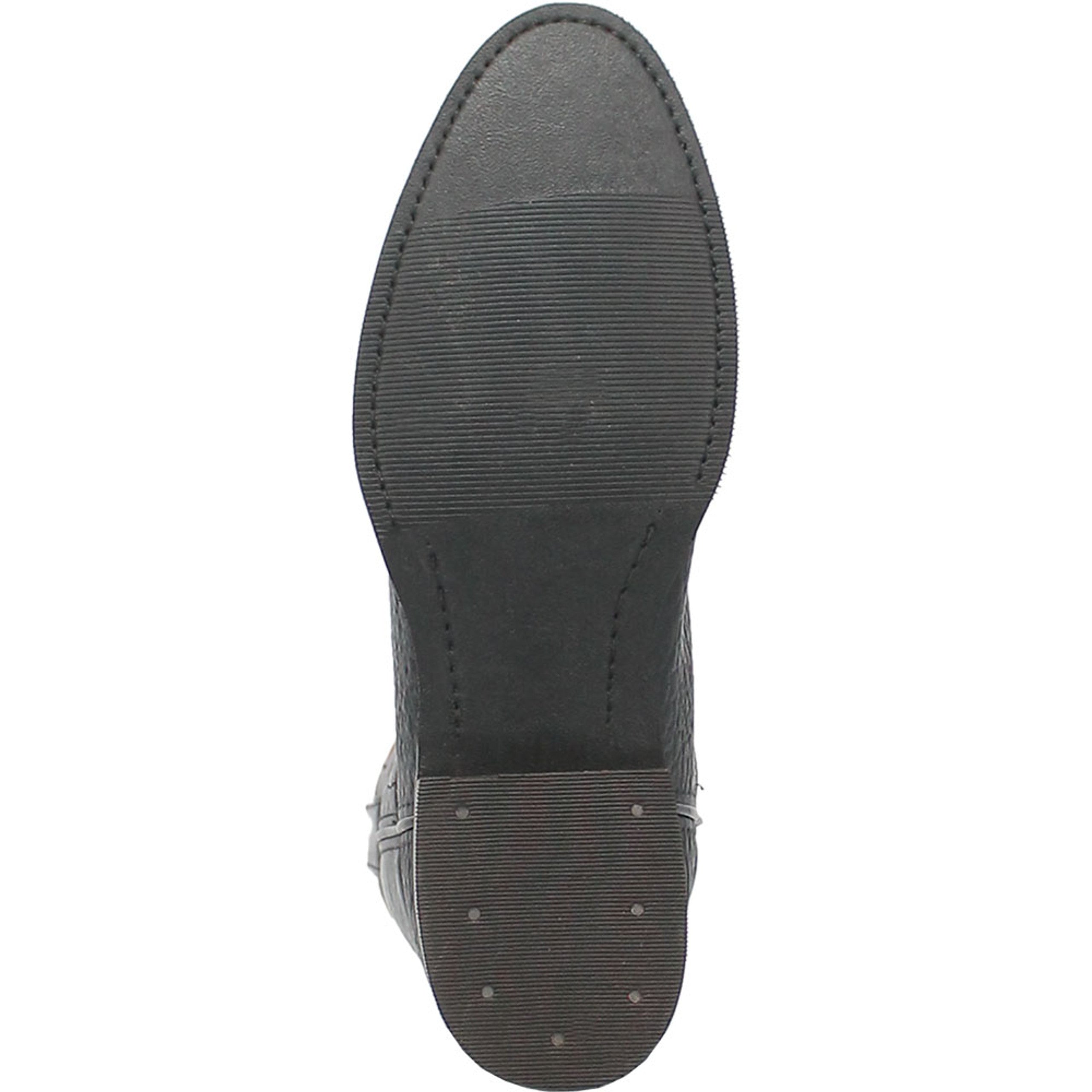 Dingo Round Toe Black Western Leather Boots - 6D
