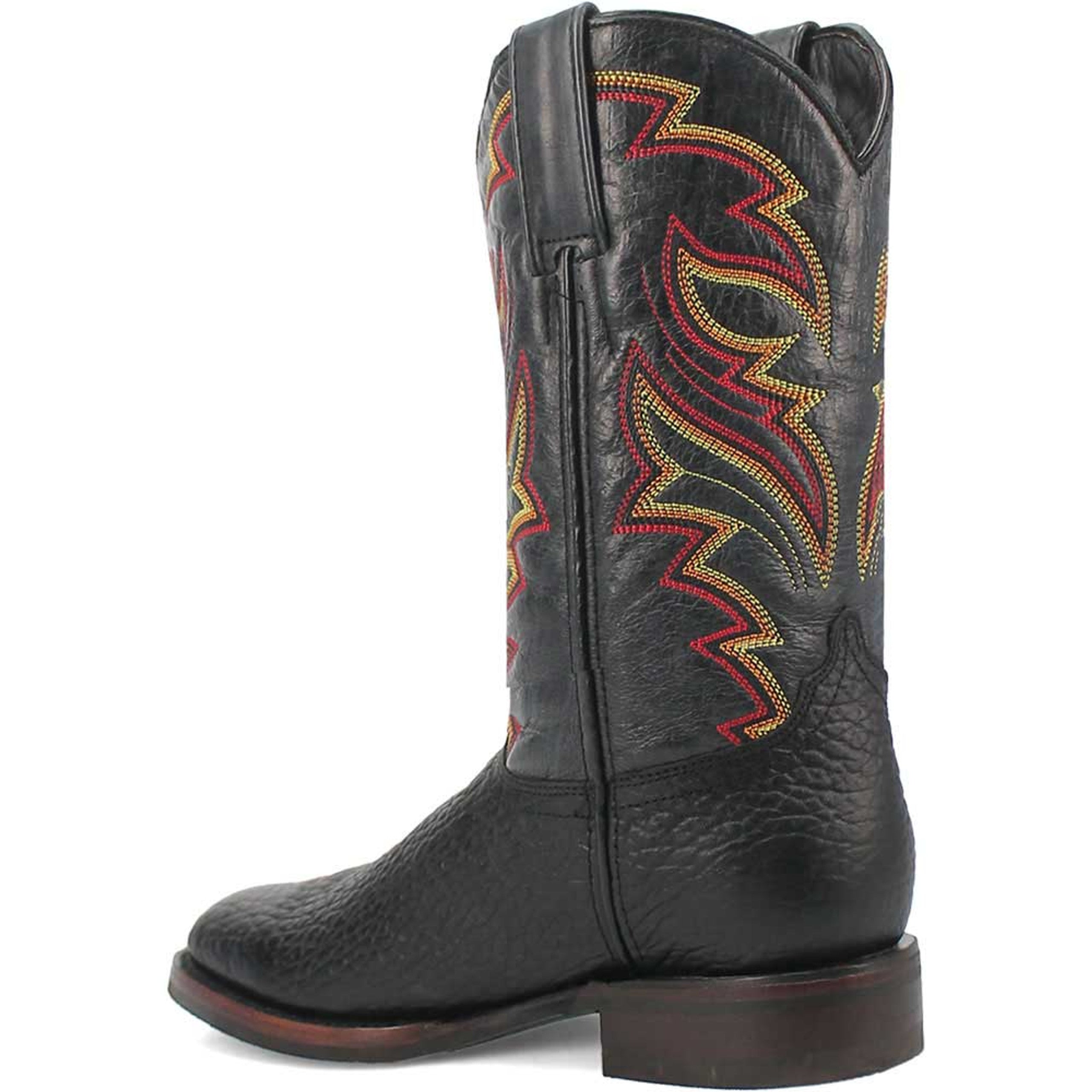 Dingo Round Toe Black Western Leather Boots - 6D
