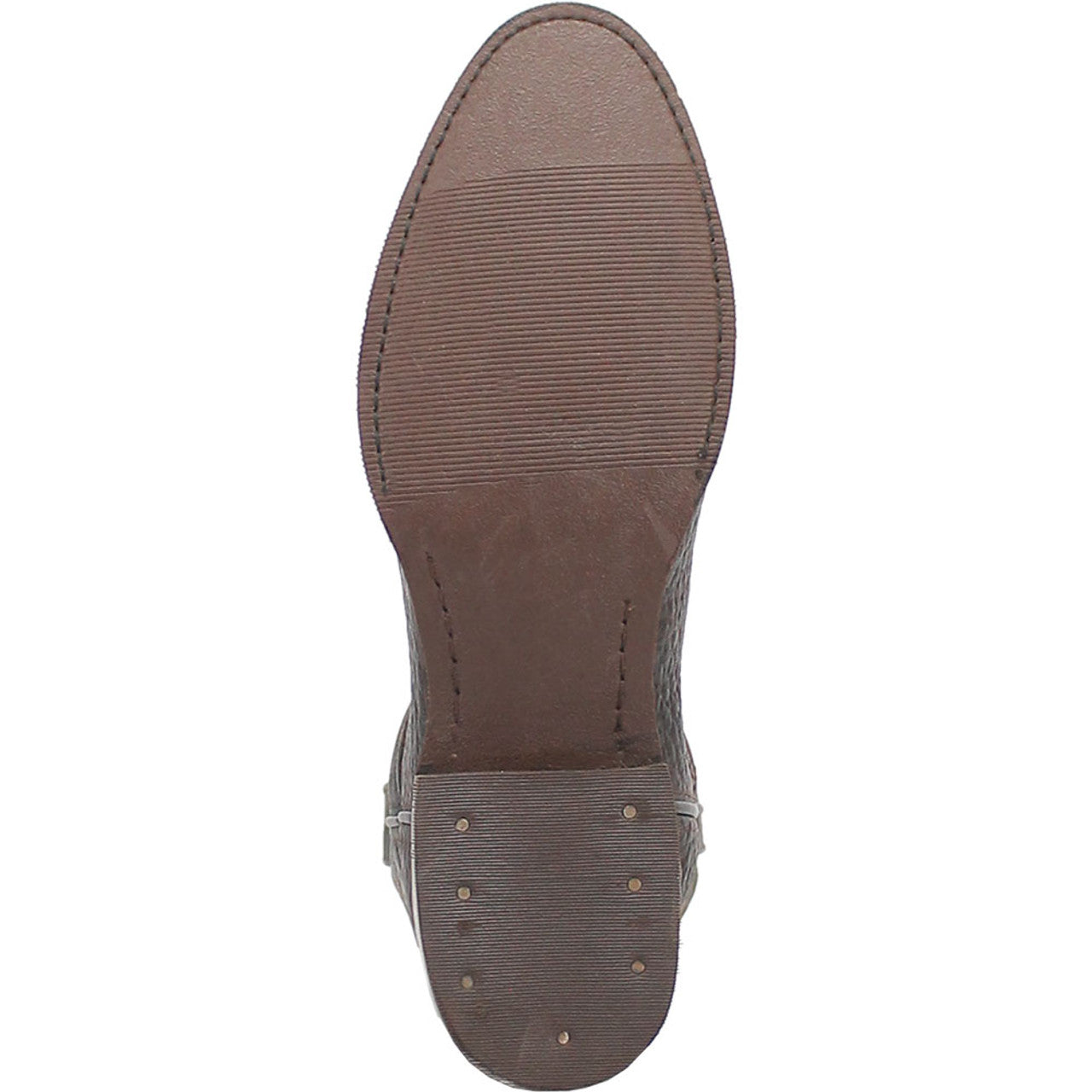Dingo Round Toe Brown and Orange Western Leather Boots - 6D