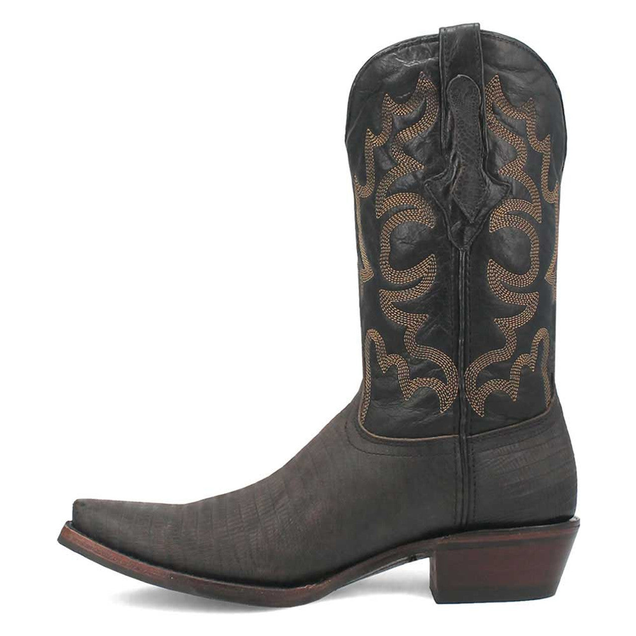 Dingo The Duke Black Snip Leather Western Boots - 6D
