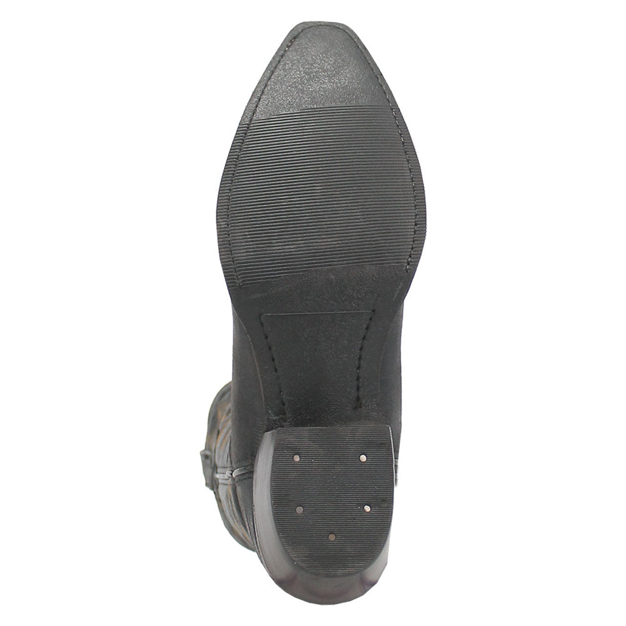 Dingo The Duke Black Snip Leather Western Boots - 6D