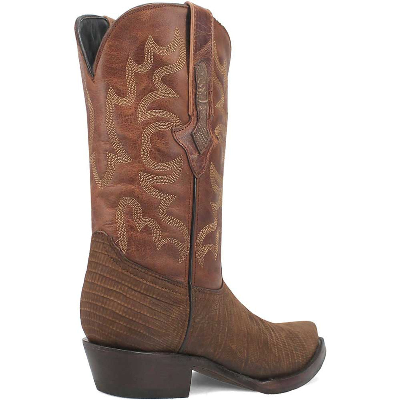 Dingo The Duke Brown Snip Leather Western Boots - 6D